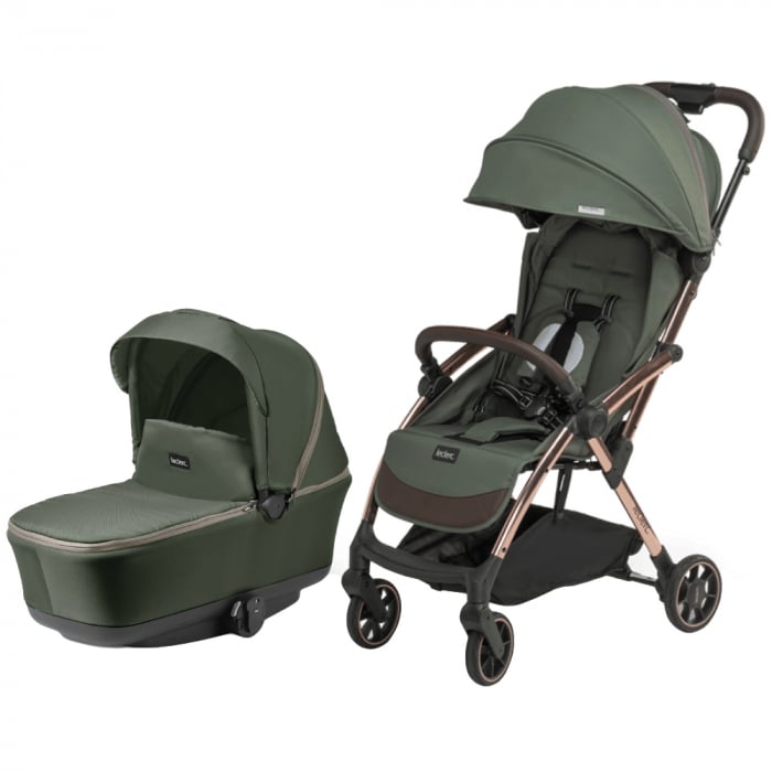 Carucior Leclerc Influencer 2 in 1 Army Green Ultra-Compact