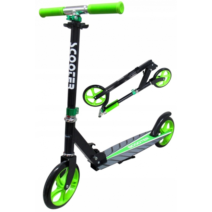 Trotineta R-Sport H4 Verde Pliabilă, Reglabilă - imagine 4