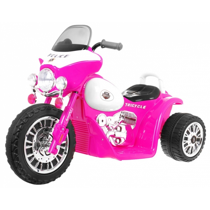 Motocicleta Chopper Roz Ramiz | LED & Audio - imagine 4