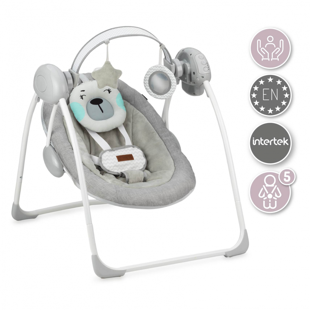 Leagan MoMi Liss Bear | 5 Viteze de Balansare - imagine 2