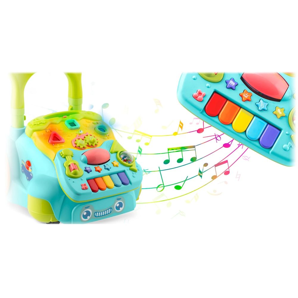 Antepremergător Ricokids 2in1 Turcoaz cu Pian - imagine 8