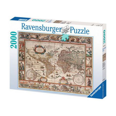 Puzzle Harta Lumii 1650 Ravensburger 2000 piese