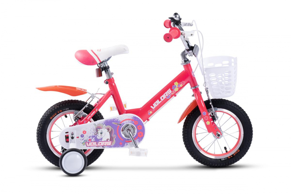 Bicicleta Velors Roz cu Roti Ajutatoare