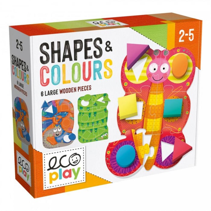 Headu Ecoplay Puzzle: Forme și Culori Educativ