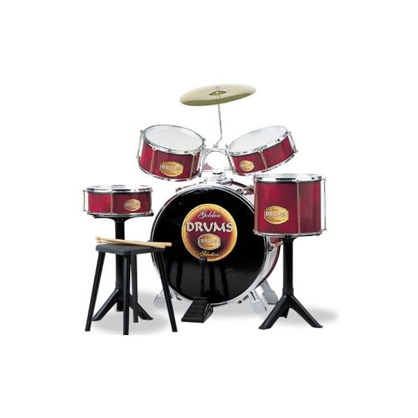 Set Baterie Golden Drums Reig, pentru Copii +4 Ani