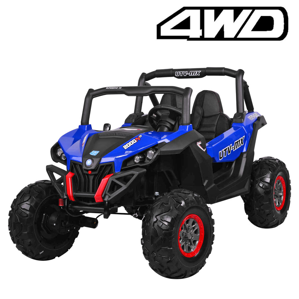 UTV BUGGY POWER 180W 4x4 Albastru 2 Locuri - imagine 3