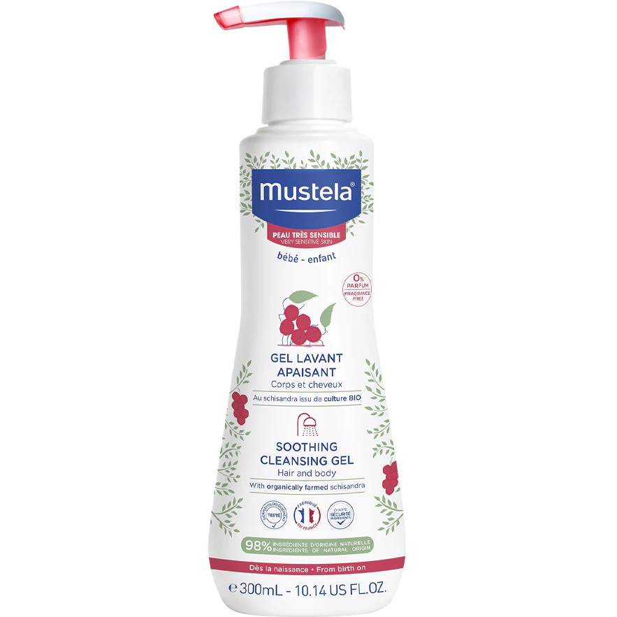 Gel Curățare Calmant Mustela, Piele Sensibilă, 300ml - imagine 3