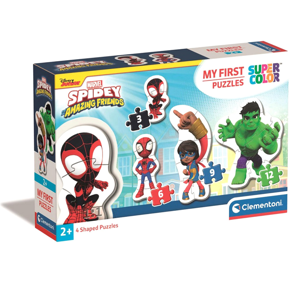 Puzzle 4 in 1 Clementoni Spidey, 3-12 piese