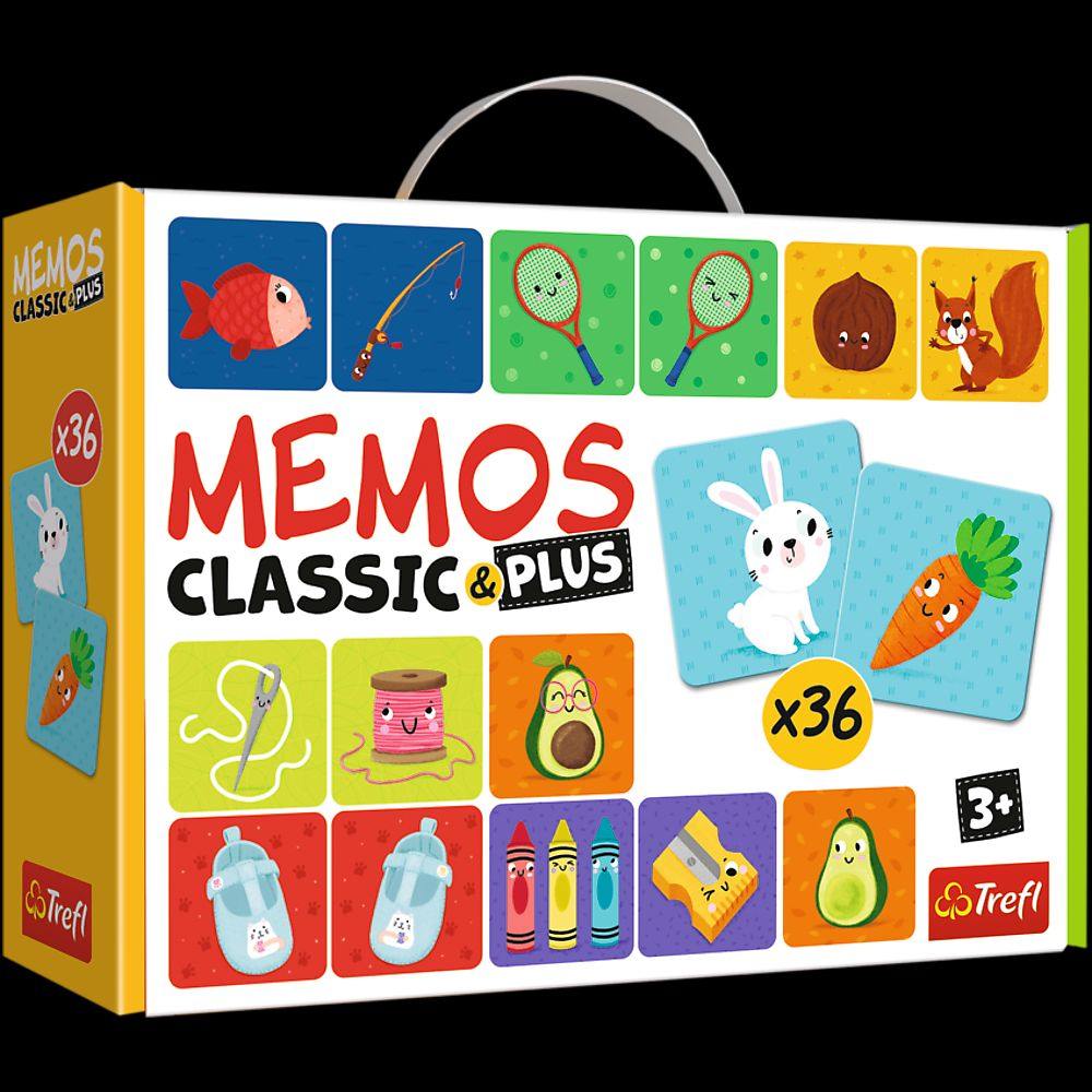 Joc Memos Classic Plus Logic Trefl - Dezvoltă Memoria