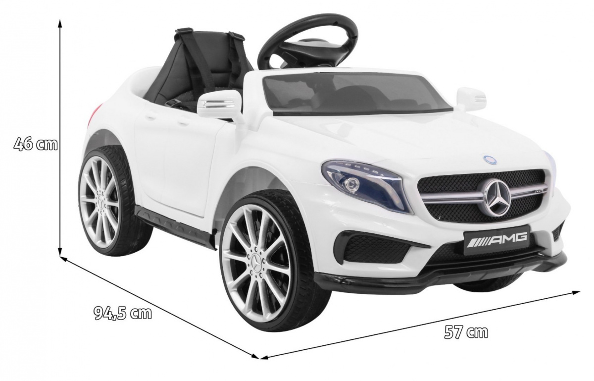 Masinuta Electrica Mercedes-AMG GLA45 Alba - imagine 2