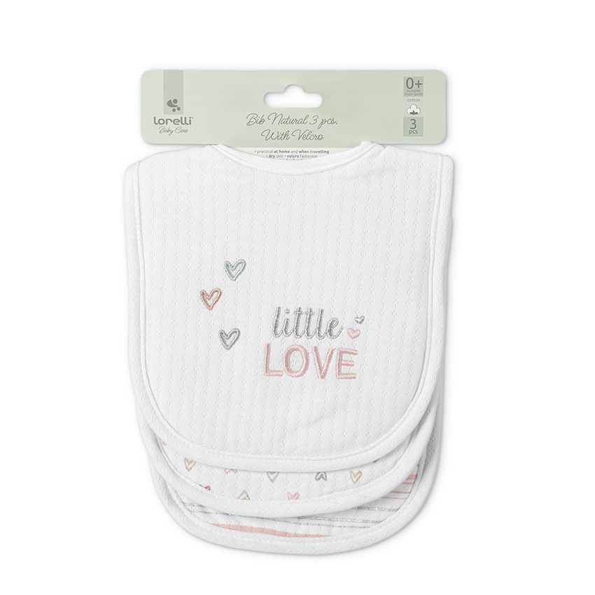 Bavete Lorelli 3 buc Cotton Velcro 0+ luni - imagine 4