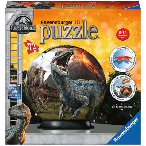 Puzzle 3D Jurassic World Ravensburger - 72 piese