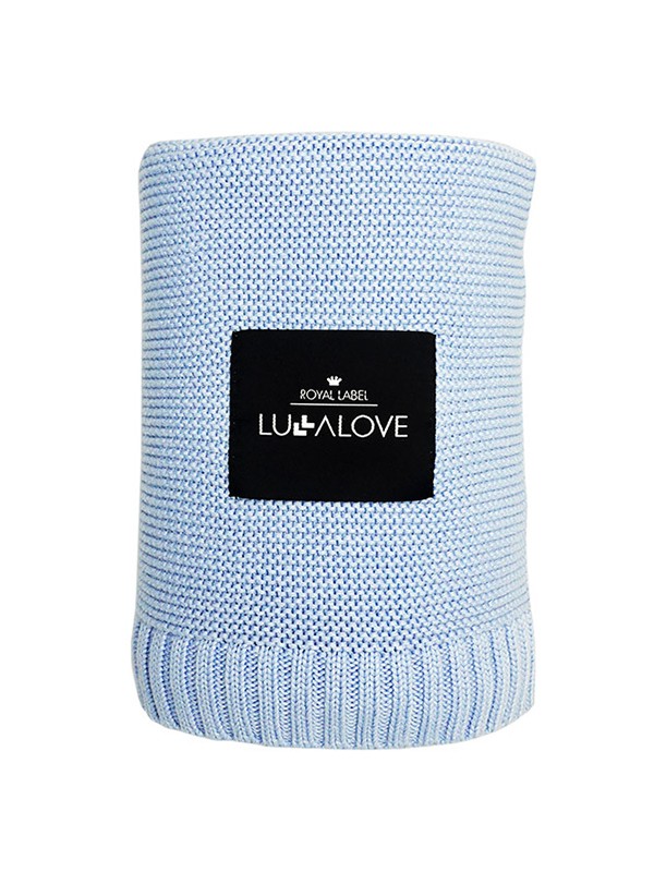 Lullalove Paturica Croșetată Bumbac Bambus 100x120cm - imagine 4
