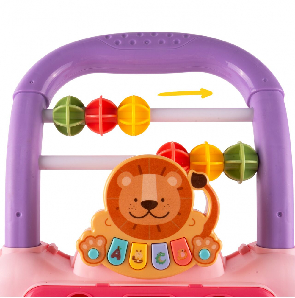 Antepremergator Malplay educativ Lion Pink - imagine 4