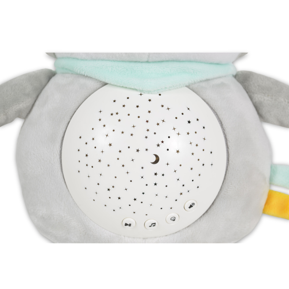 Lampa de veghe Moni Snuggly Racoon cu sunete relaxante - imagine 3