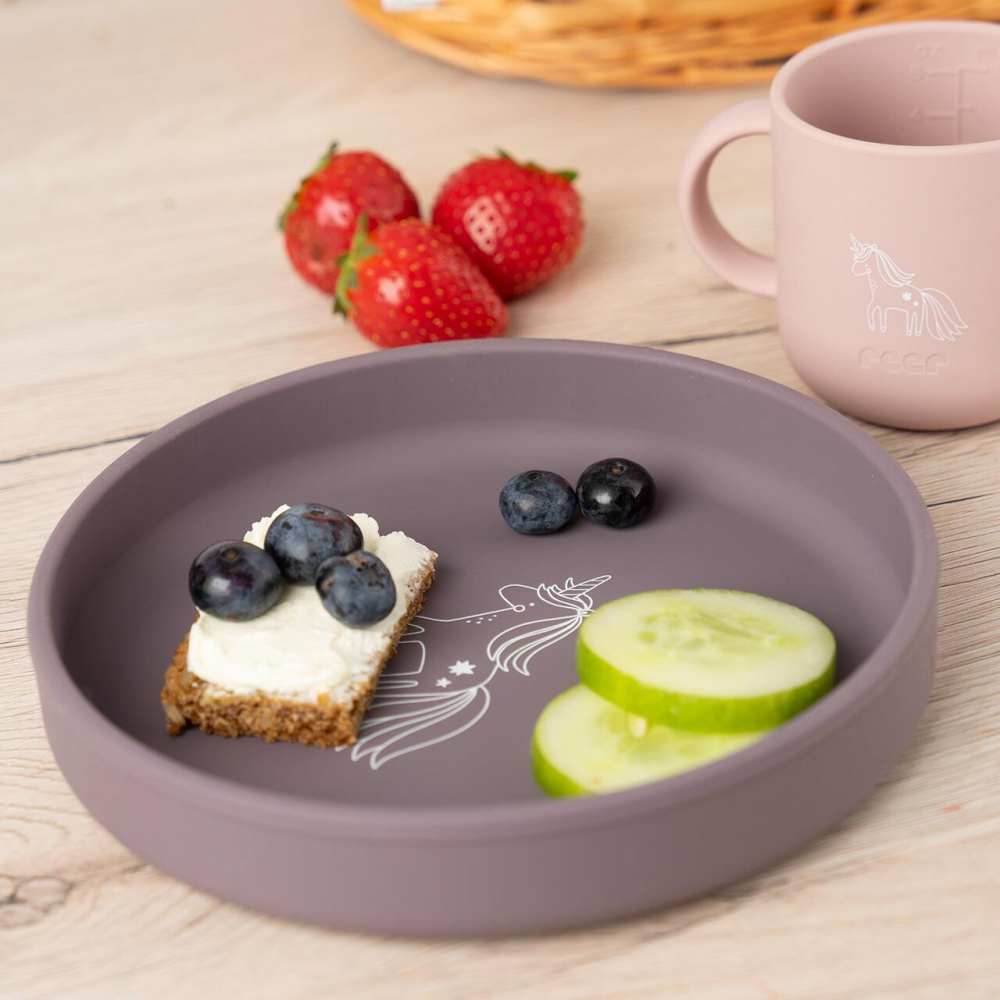 Set Veselă Silicon Reer | Fără BPA | Lavabil - imagine 2