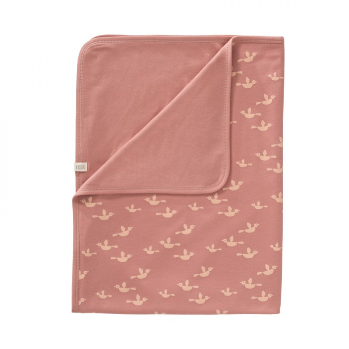 Paturica Fresk Bumbac Organic Birds - Moale și Sigură