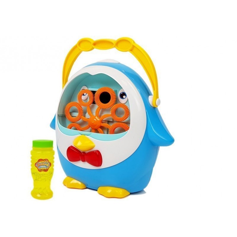 Masina Baloane Sapun Pinguin LeanToys - imagine 2