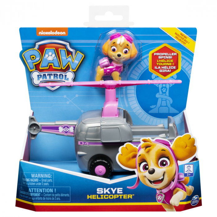 Patrula Catelusilor Vehicul cu Figurina Skye