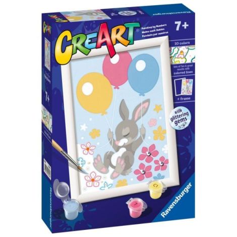 Ravensburger CreArt Iepuraș Pictură pe Numere - imagine 2