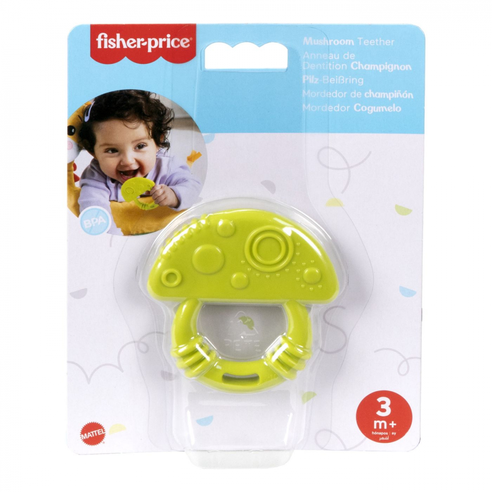 Jucărie Dentiție Bebeluși Ciupercuța Verde Mattel