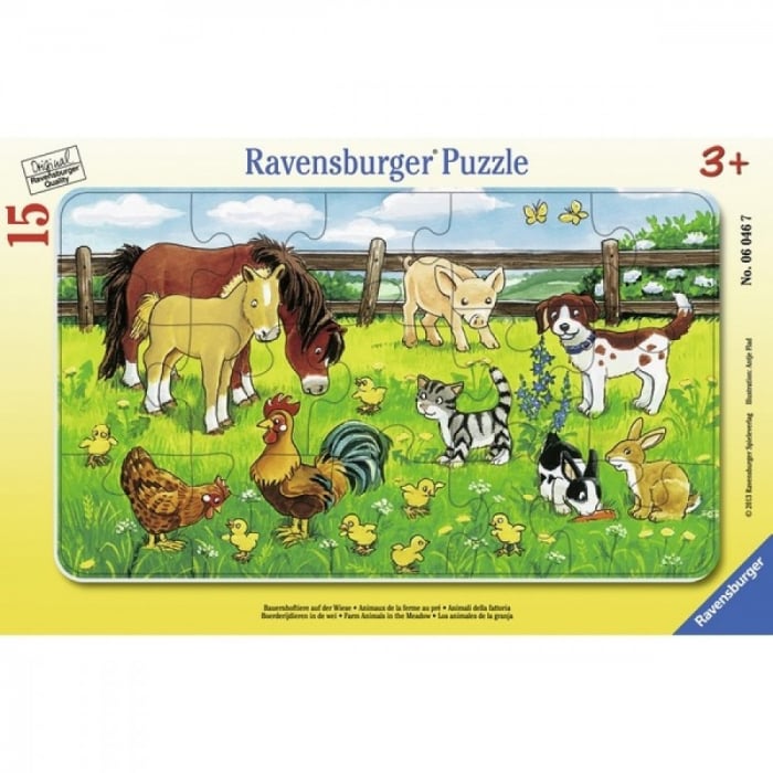 Puzzle Ravensburger Animale pe Pajiste