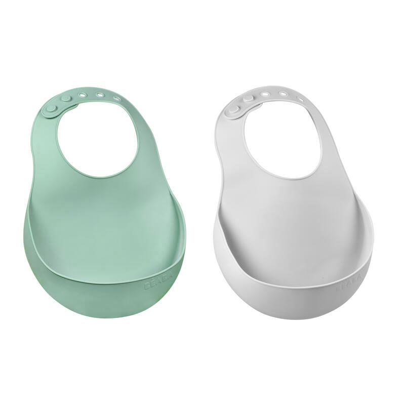 Set 2 Bavete Silicon Beaba Light MistSage