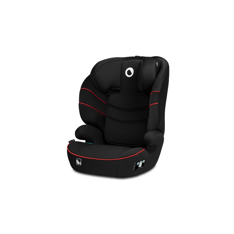 Scaun Auto Lionelo Lars i-Size, 15-36 Kg, Negru/Rosu