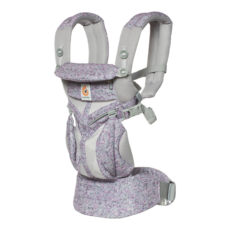Marsupiu Ergobaby Omni 360 Cool Air Mesh, Pink Digi Camo - imagine 2