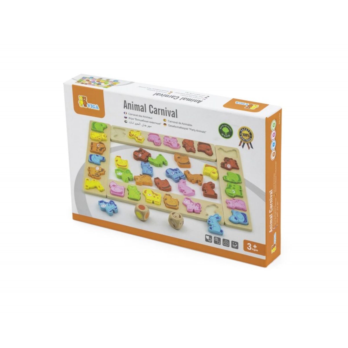 Joc Viga Carnavalul Animalelor - Educativ Lemn