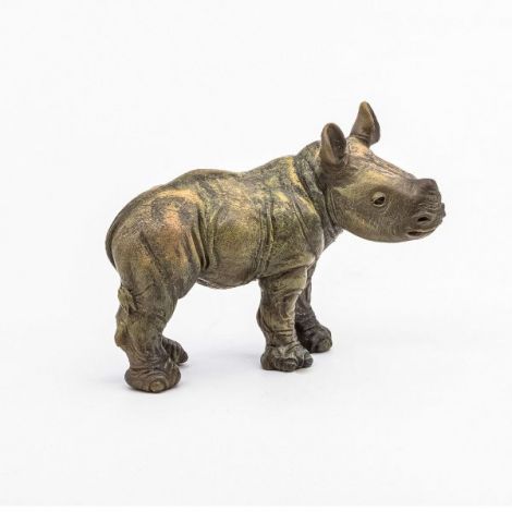 Papo Figurina Pui de Rinocer | Jucărie Realistă - imagine 2
