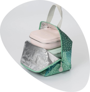 Set Geantă Termoizolantă Miniware Bento Prickly Pear