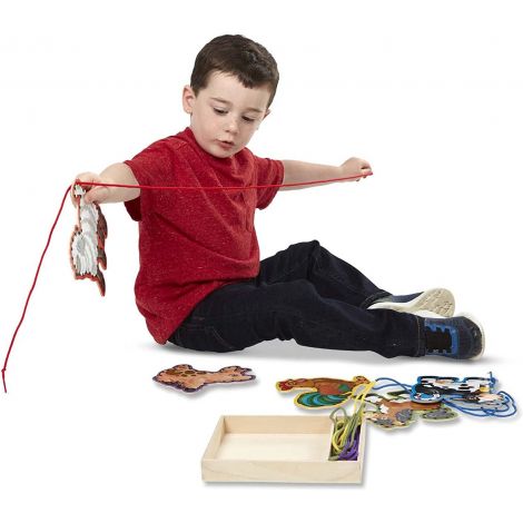 Joc de Indemanare Sireturi Ferma Melissa&Doug - imagine 4