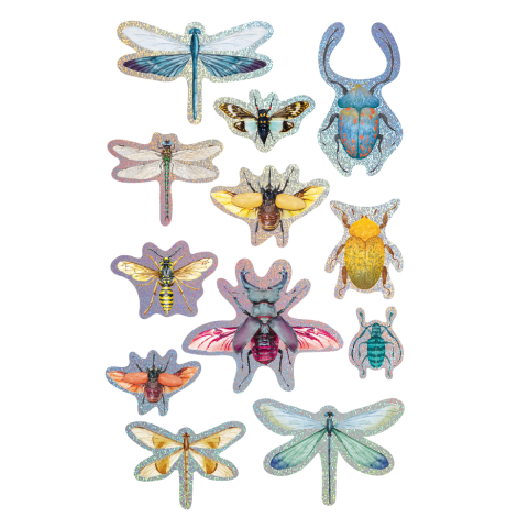 Abtibilduri 3D Insecte Avenir - Jucarie Creativa - imagine 2