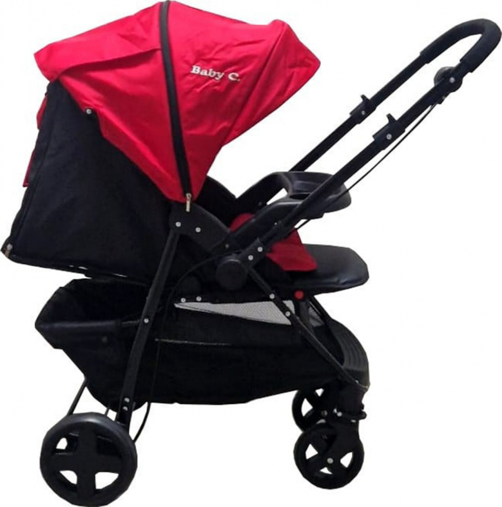 Baby Care SK10 Rosu - Carucior Reversibil Pliabil
