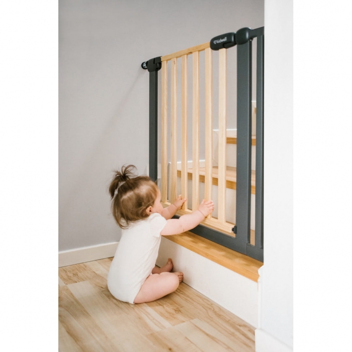 Poartă Siguranță Kidwell Trasti, Negru, 74-105 cm - imagine 5