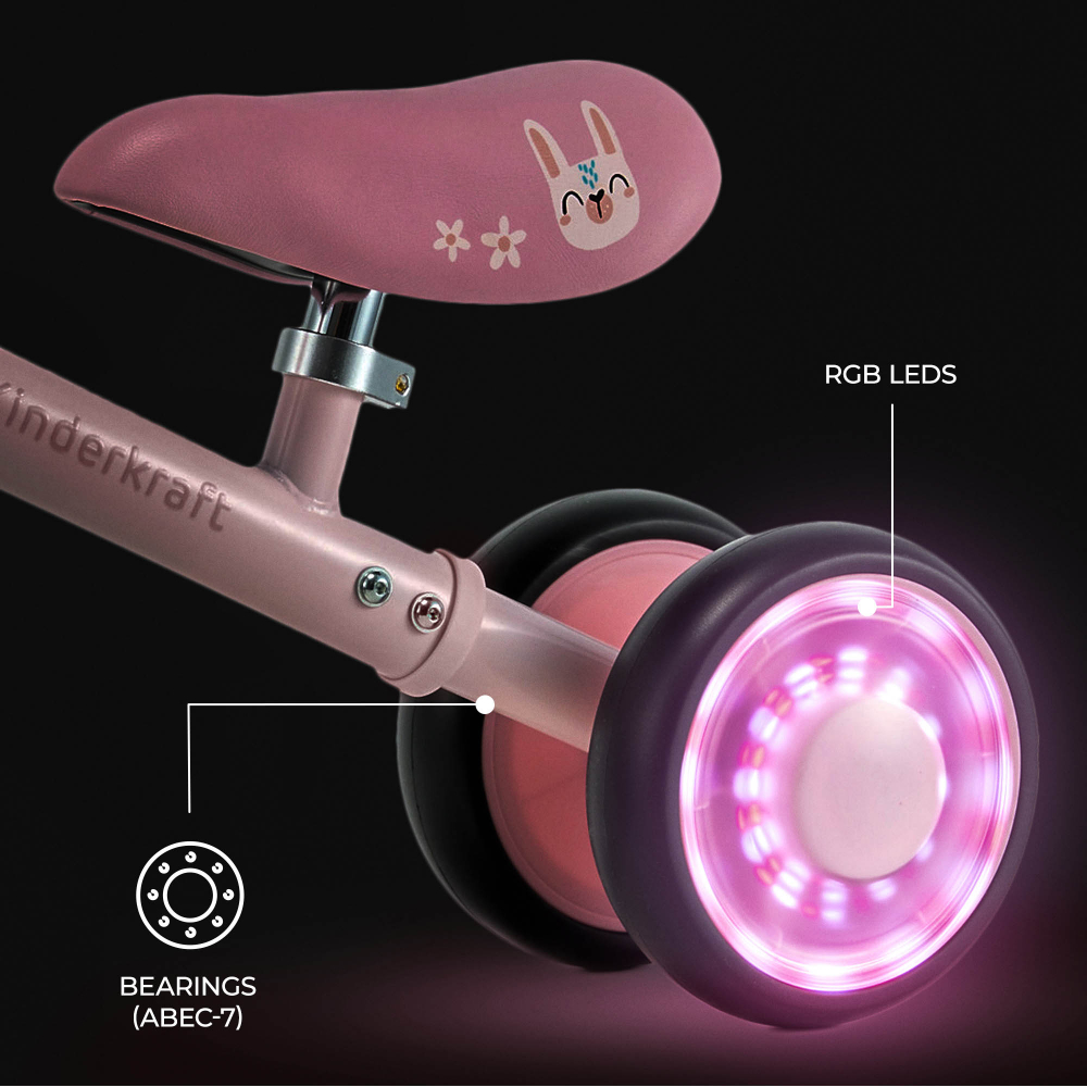 Kinderkraft Cutie Flash Pink - Primul Ride On - imagine 8