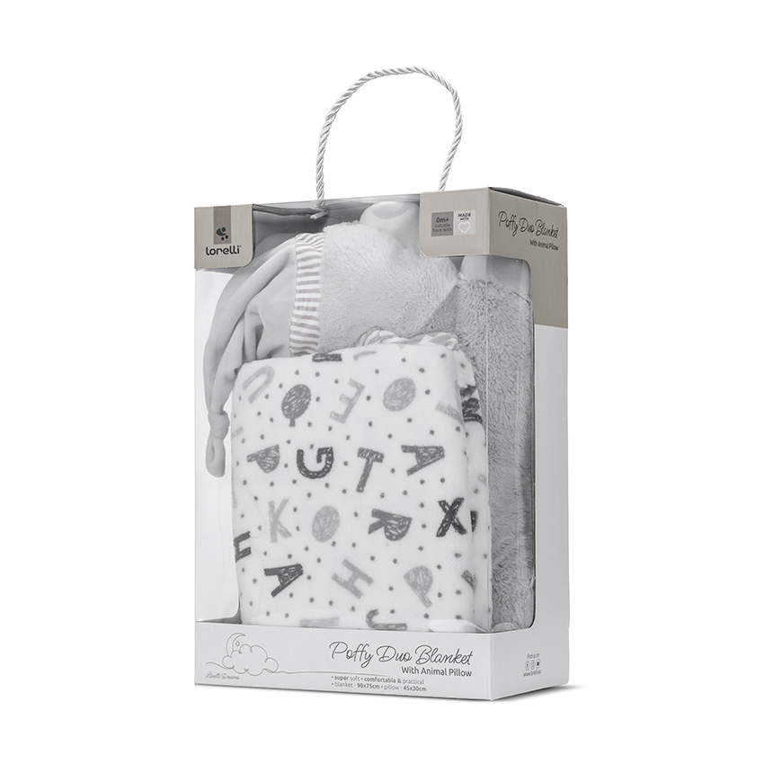 Set Paturica Lorelli Poffy Grey Moale - imagine 4
