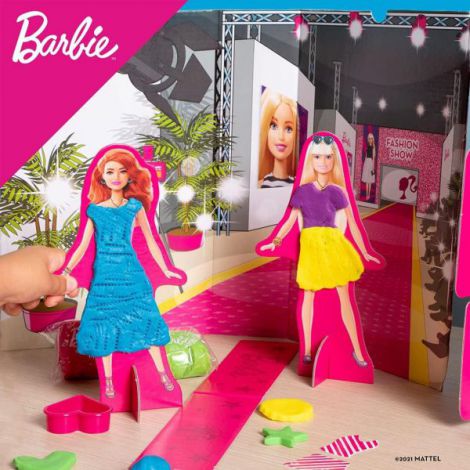 Set Modelaj Barbie Parada Modei Lisciani - imagine 3