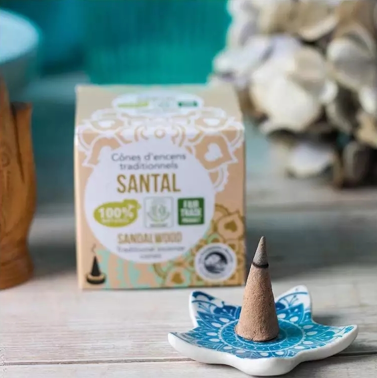Conuri Parfumate Santal Aromandise 12 Buc - imagine 3