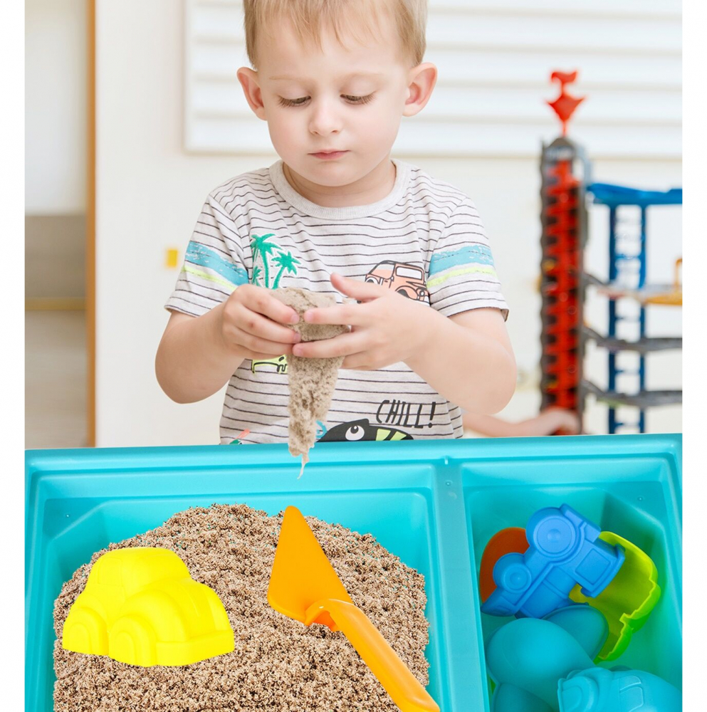 Masuta apa si nisip MalPlay Space Sand cu accesorii - imagine 5