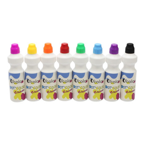 Set Guase Ocolor 8 Culori | Desen Ușor pentru Copii