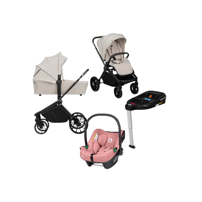Lionelo Mika Plus 4-in-1 cu Scoică Auto ADAC