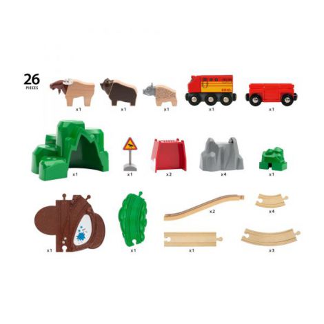 Set Animale Nordice Brio 33988 - Trenulet și Figurine - imagine 8