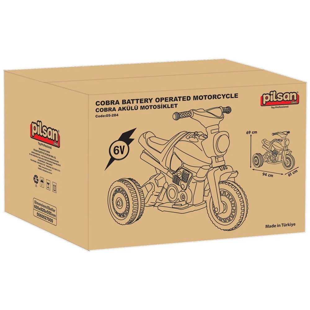 Motocicleta Electrica Pilsan Cobra - 3.5 km/h - imagine 3