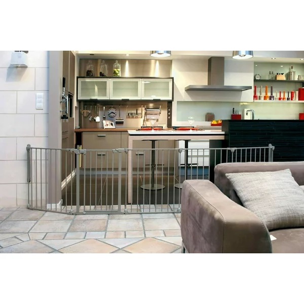 Panou Extensie Safety 1st Modular Metal, Gri - imagine 3
