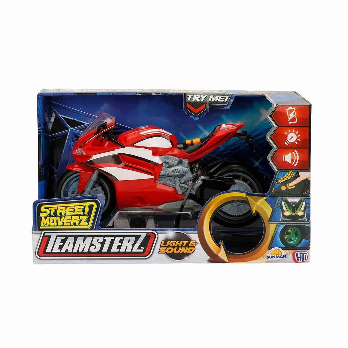 Motocicleta Teamsterz cu Lumini și Sunete