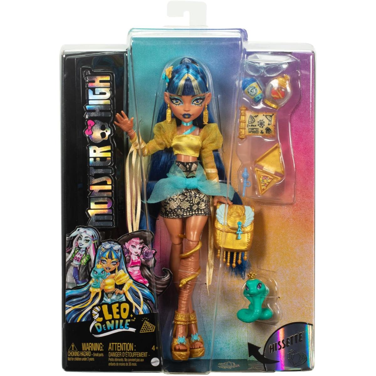 Păpușă Monster High Cleo Refresh cu Accesorii
