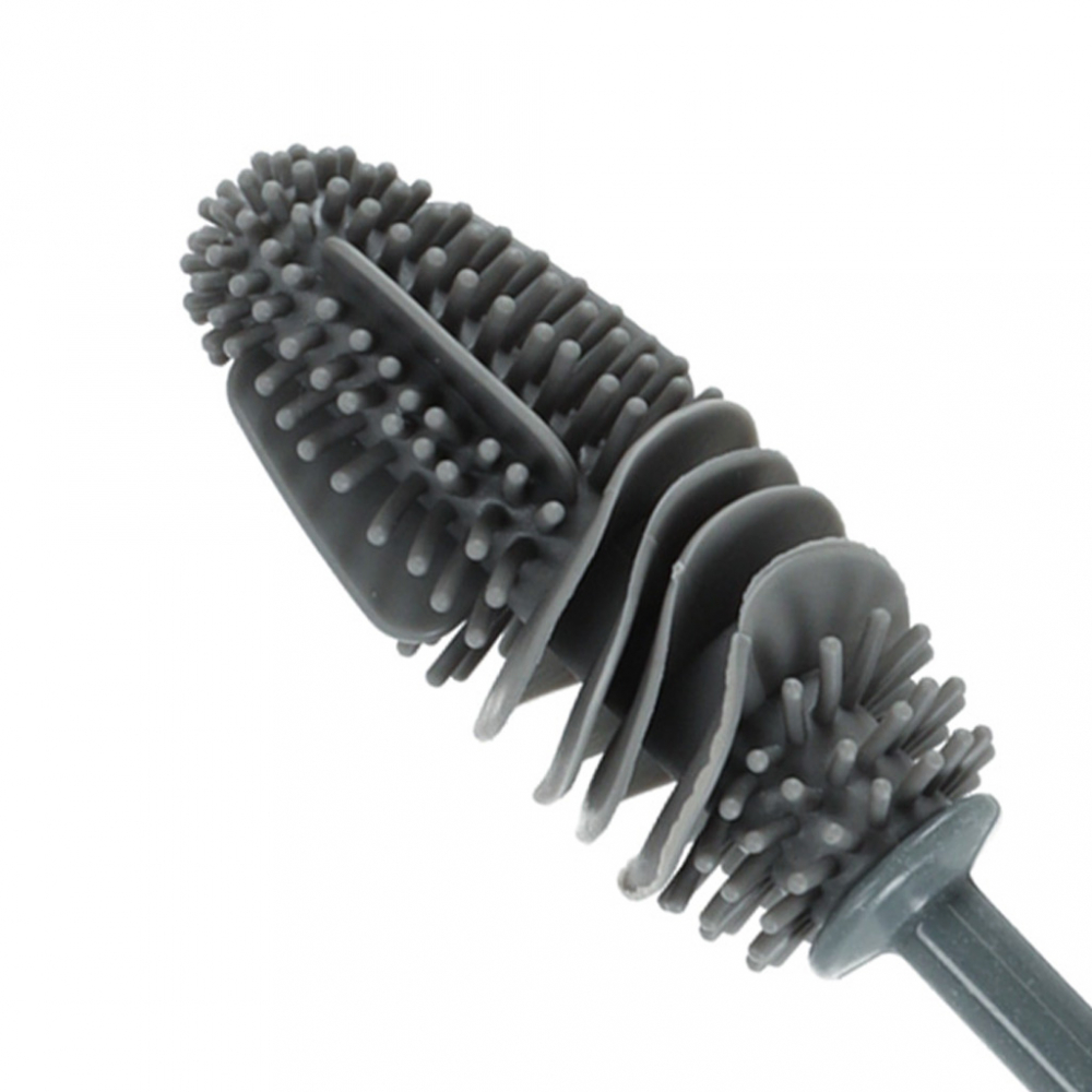 Perie Silicon Biberoane Ikonka Grey 28cm - imagine 2