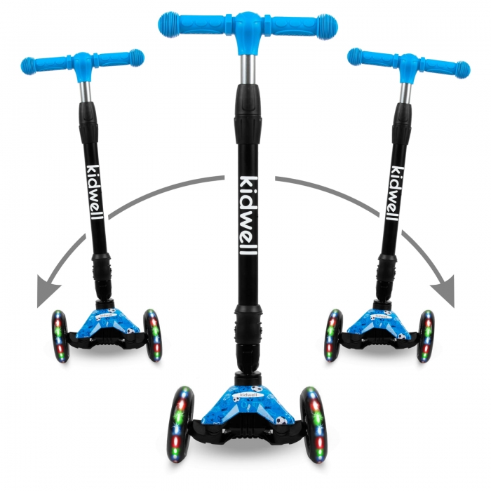 Trotineta Kidwell Vento Football, Pliabilă, cu LED - imagine 5